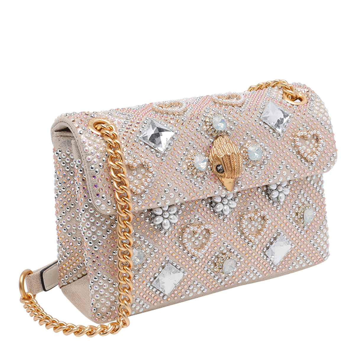 Kurt Geiger Bags Beige Polyester Crystal Glass