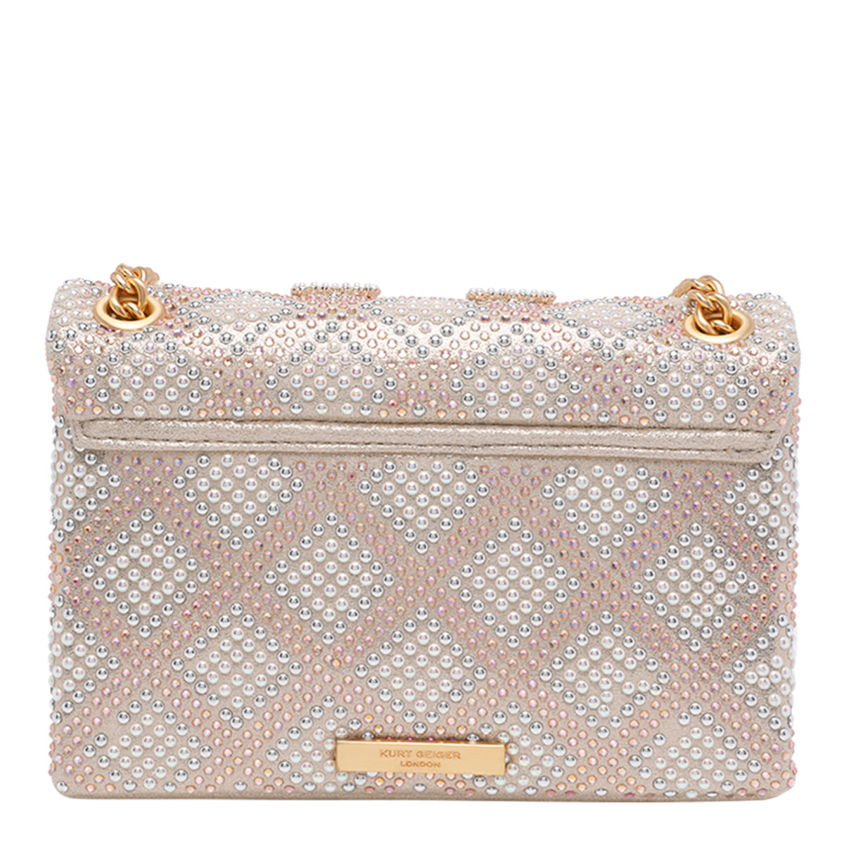 Kurt Geiger Bags Beige Polyester Crystal Glass