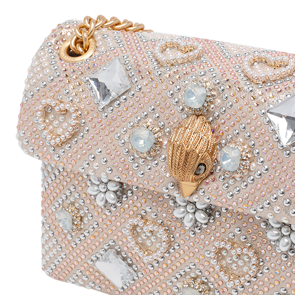 Kurt Geiger Bags Beige Polyester Crystal Glass