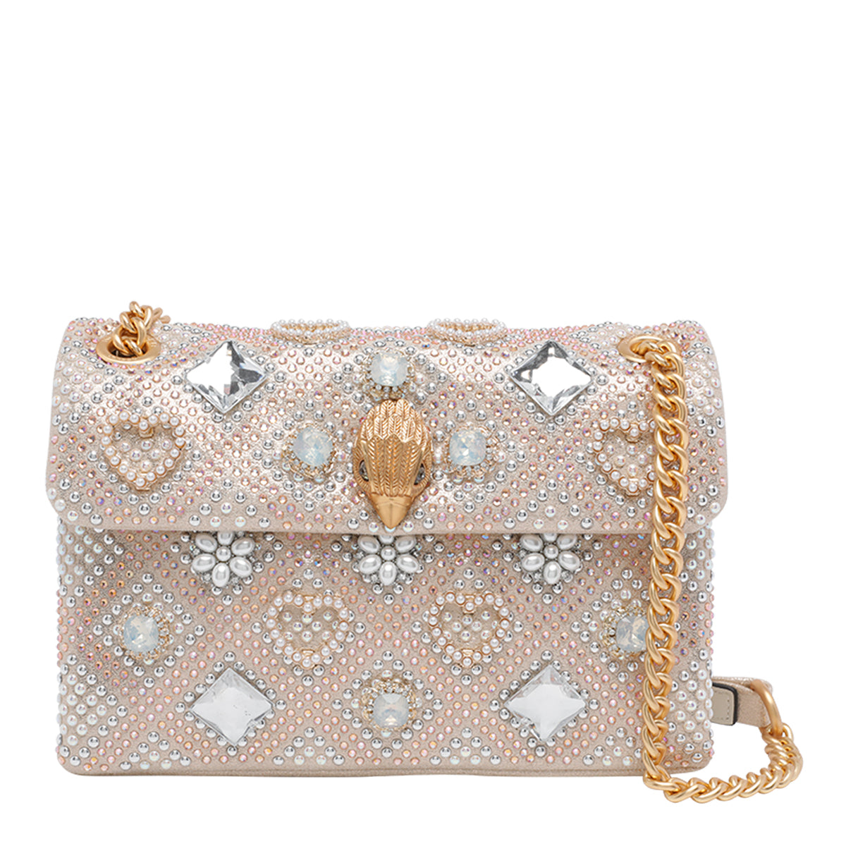 Kurt Geiger Bags Beige Polyester Crystal Glass
