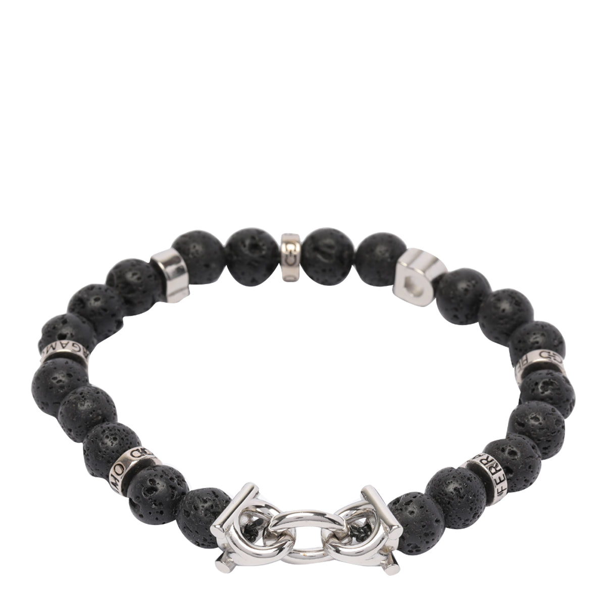 Ferragamo Bijoux Black Stone Brass