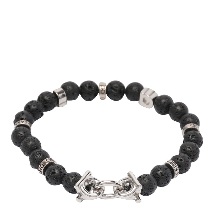 Ferragamo Bijoux Black Stone Brass