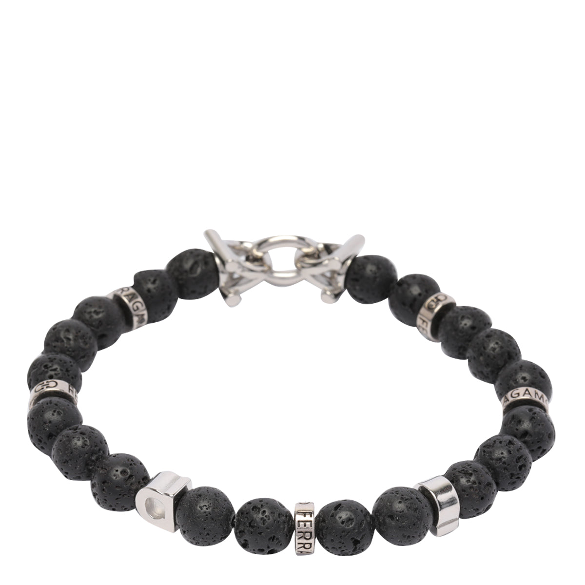 Ferragamo Bijoux Black Stone Brass