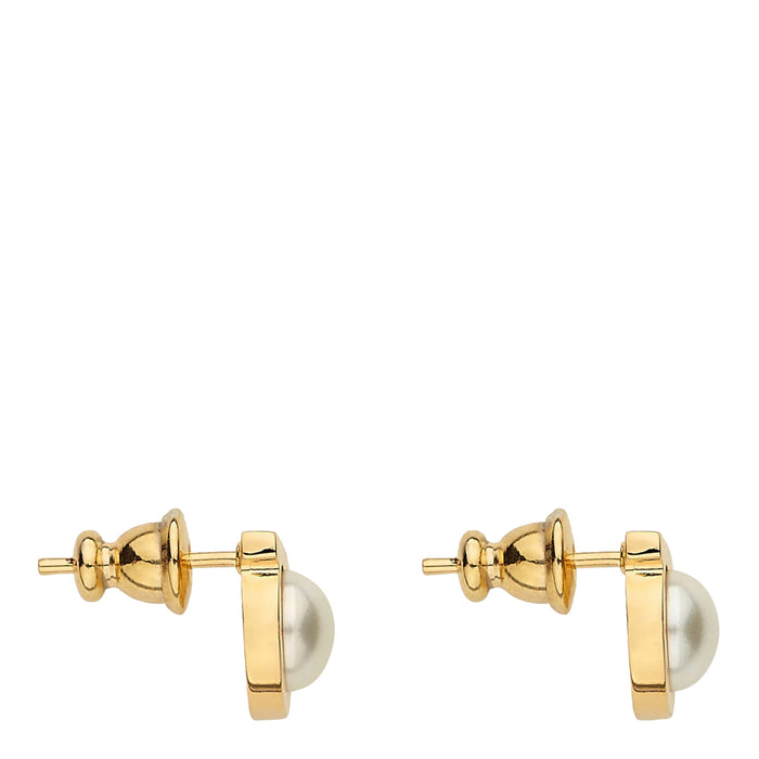 Ferragamo Bijoux Golden Brass Glass