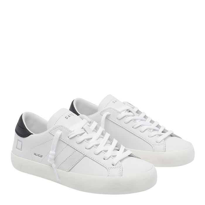 D.A.T.E. Sneakers White Calf Leather/rubber Sole