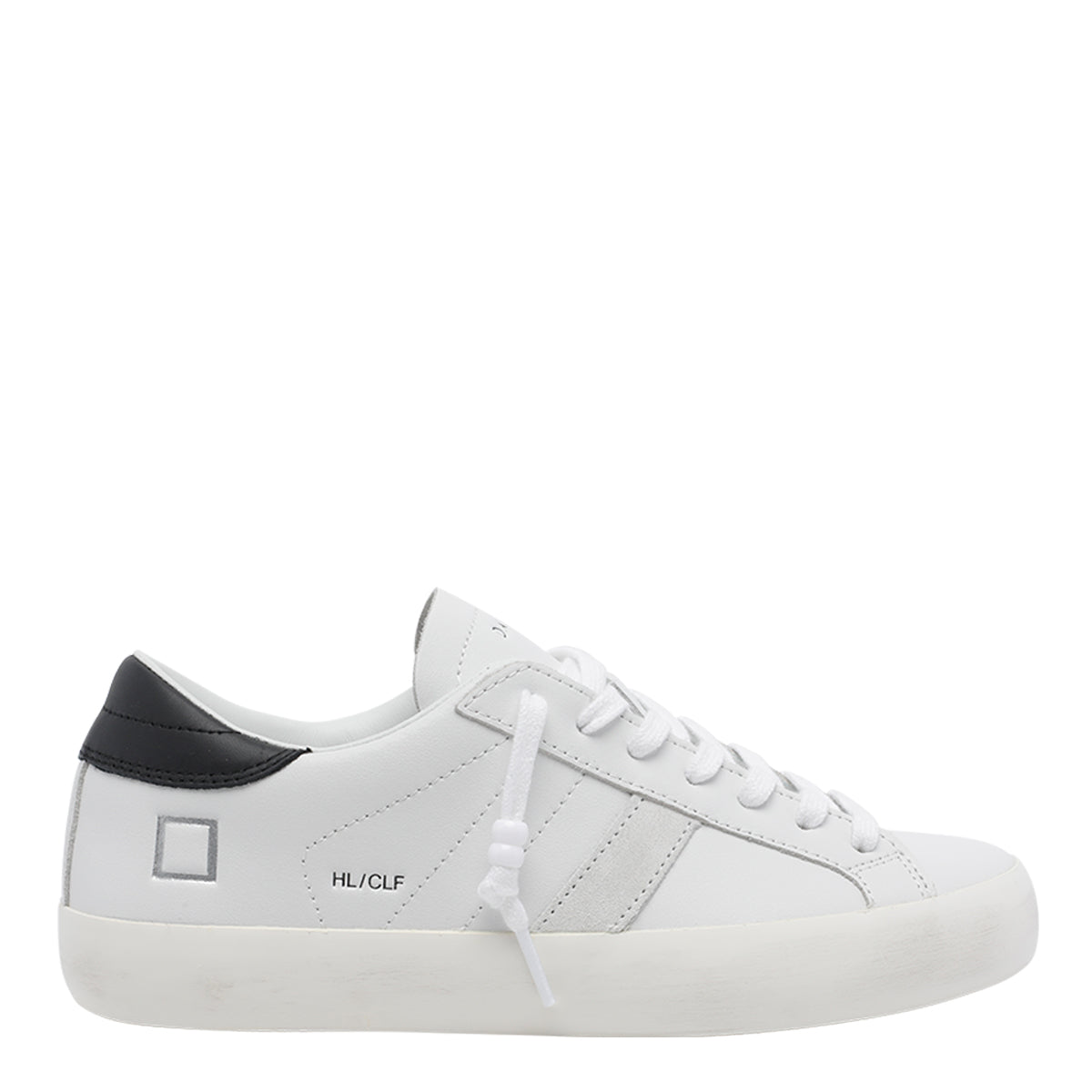 D.A.T.E. Sneakers White Calf Leather/rubber Sole