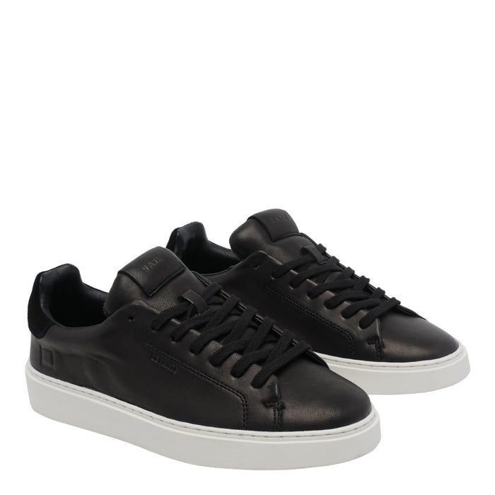 D.A.T.E. Sneakers Black Calf Leather/rubber Sole