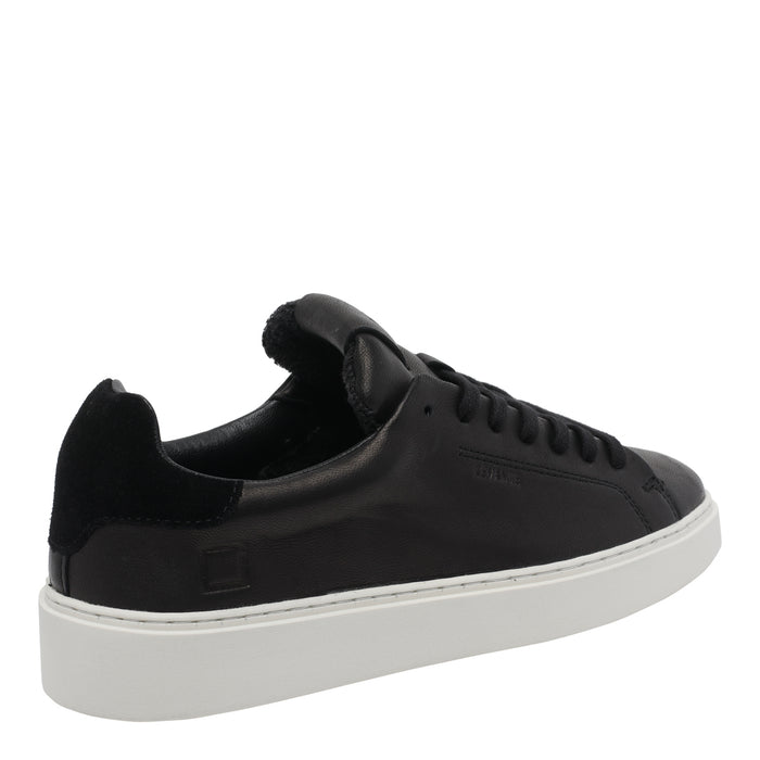 D.A.T.E. Sneakers Black Calf Leather/rubber Sole