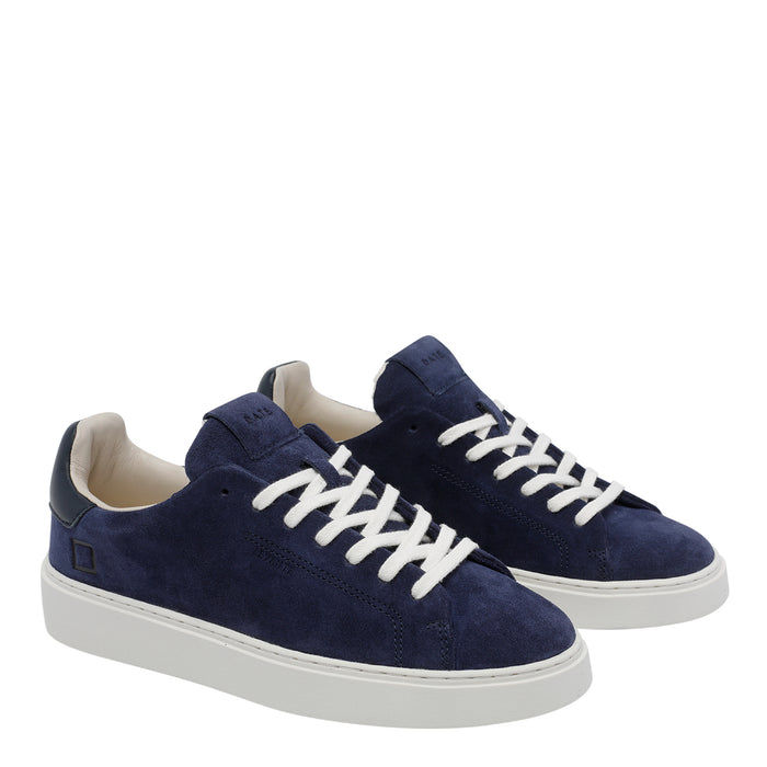 D.A.T.E. Sneakers Blue Suede Leather/rubber Sole