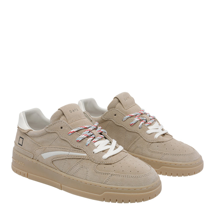 D.A.T.E. Sneakers Beige Suede Leather/rubber Sole