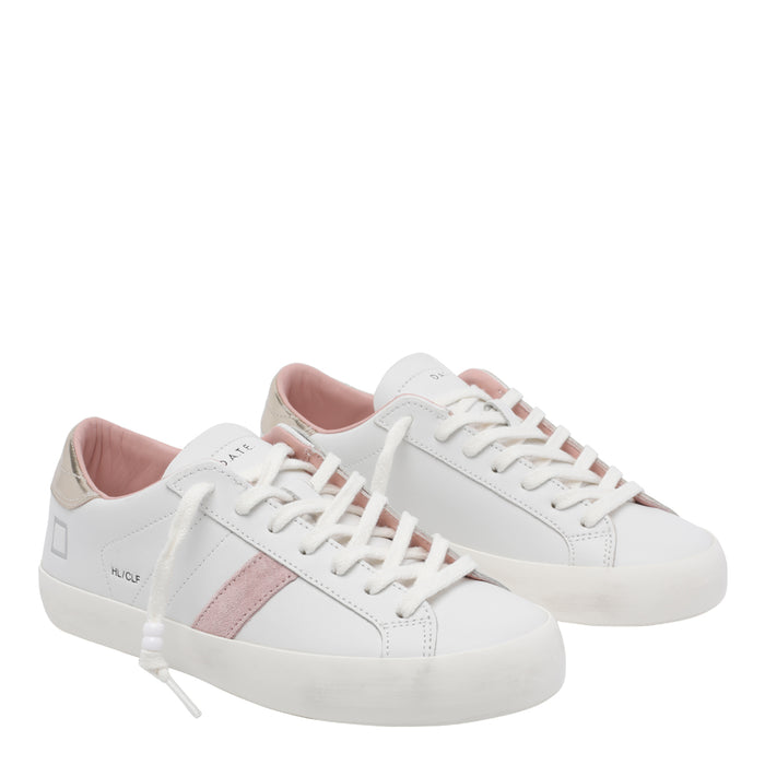 D.A.T.E. Sneakers White Calf Leather/rubber Sole