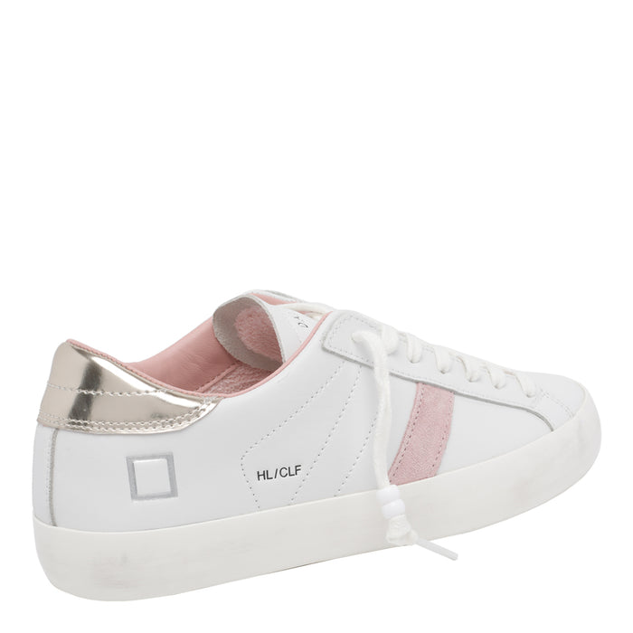 D.A.T.E. Sneakers White Calf Leather/rubber Sole