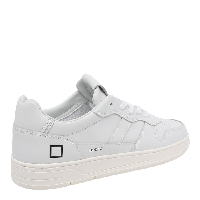 D.A.T.E. Sneakers White Calf Leather/rubber Sole