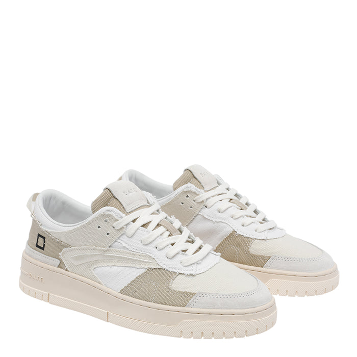 D.A.T.E. Sneakers Beige Fabric/rubber Sole