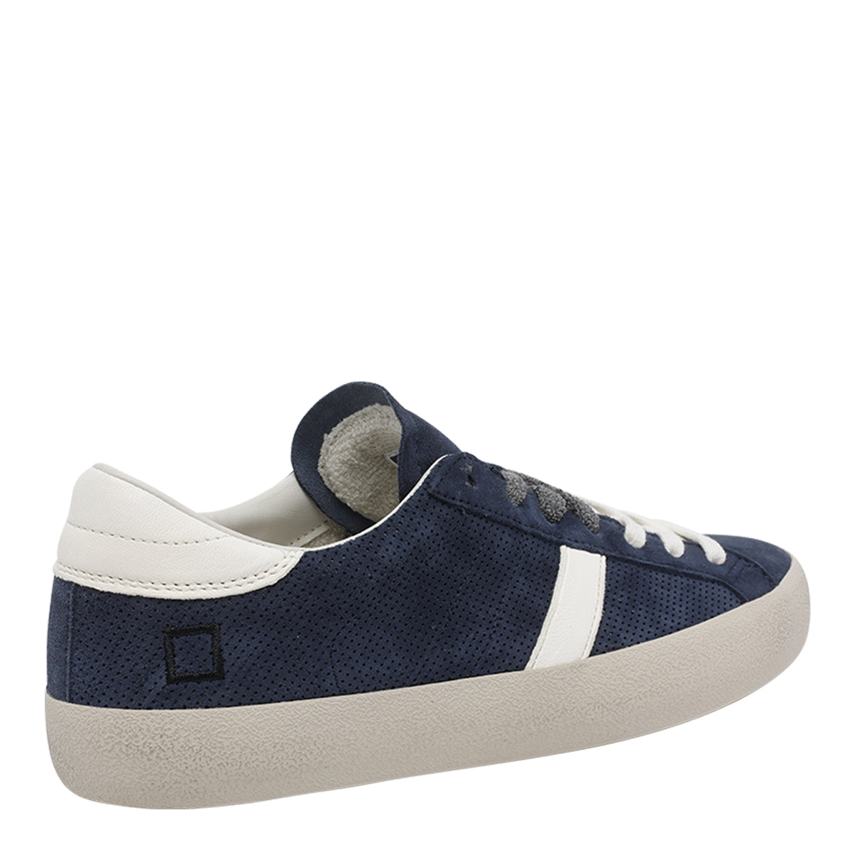 D.A.T.E. Sneakers Blue Suede Upper/ Rubber Sole