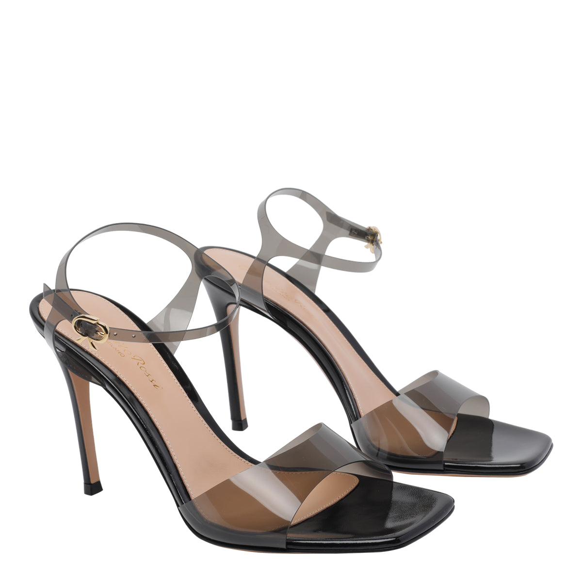 Gianvito Rossi Sandals Grey Rubber/leather Sole