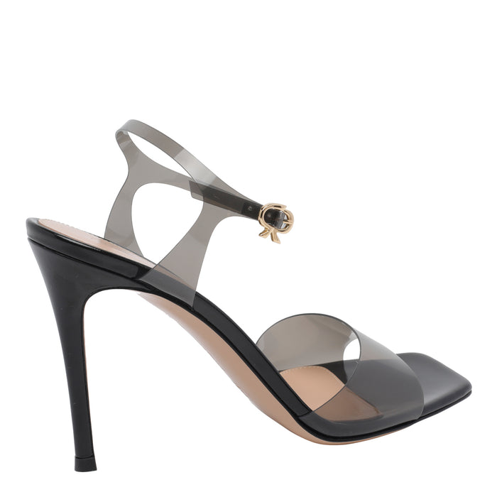Gianvito Rossi Sandals Grey Rubber/leather Sole