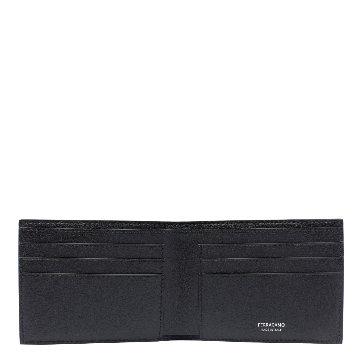 Ferragamo Wallets Black Calf Leather