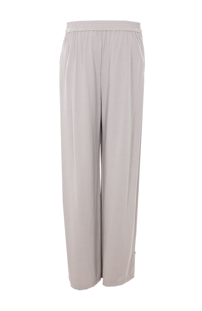 Eleh Trousers Beige Viscose Fibre