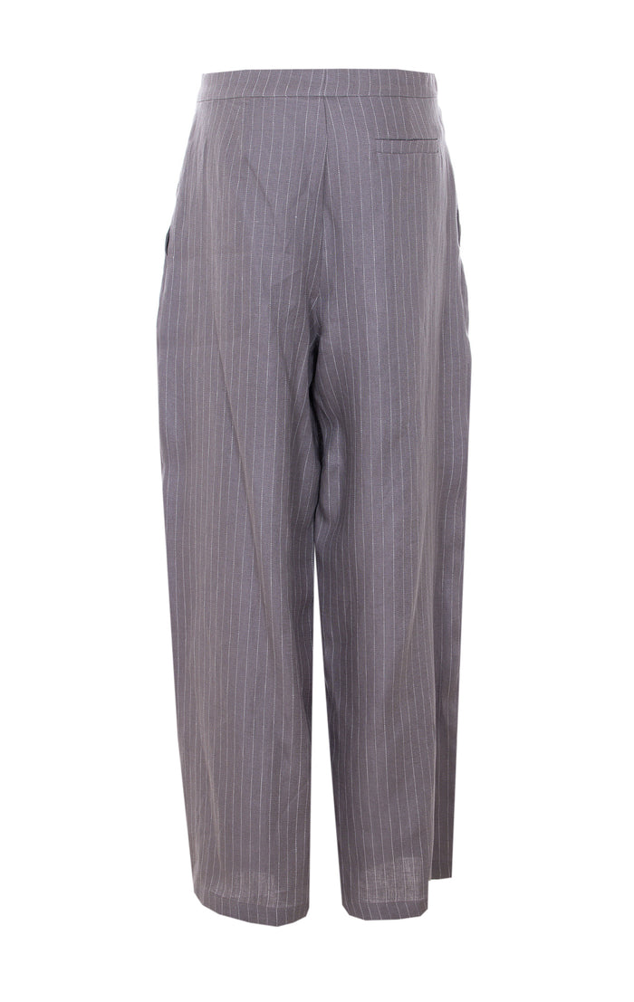 Eleh Trousers Grey Linen