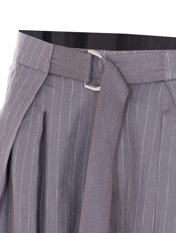 Eleh Trousers Grey Linen