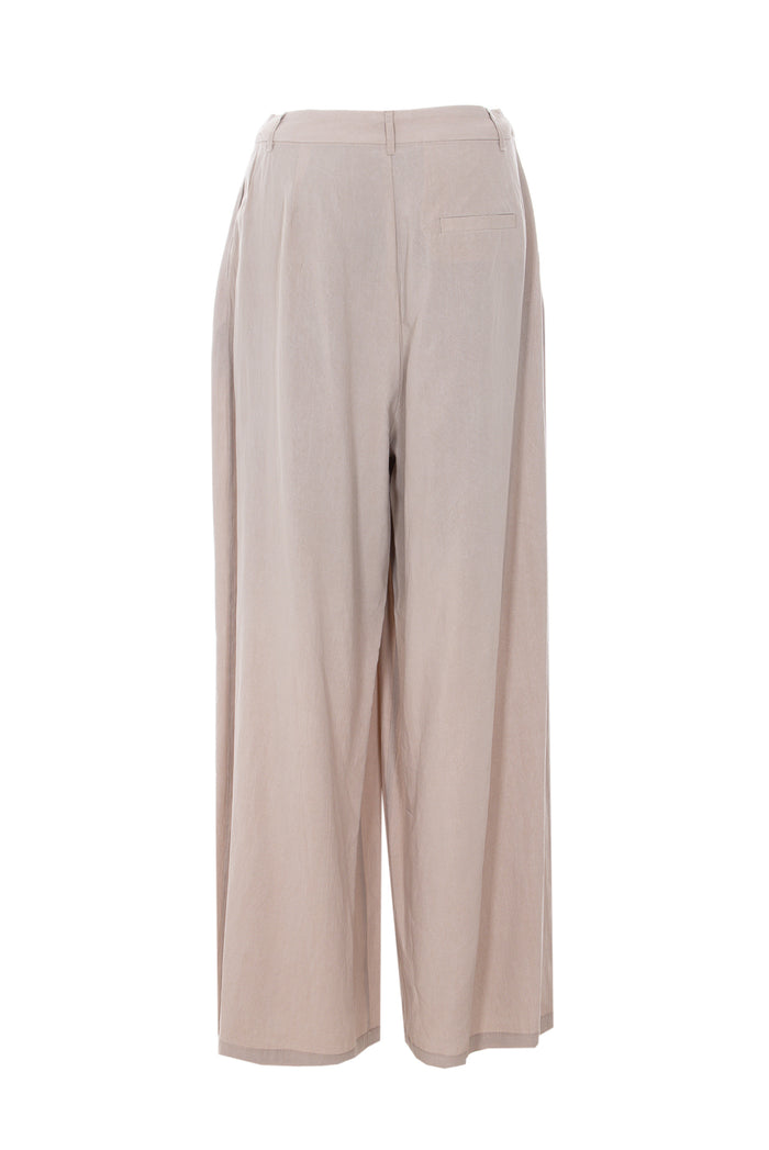 Eleh Trousers Beige Lyocell