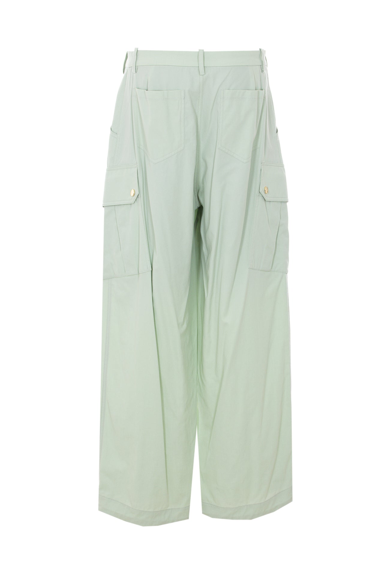 Pinko Trousers Green Cotton