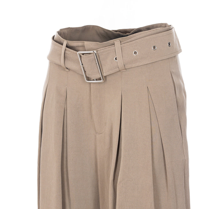 Eleh Trousers Beige Tencel