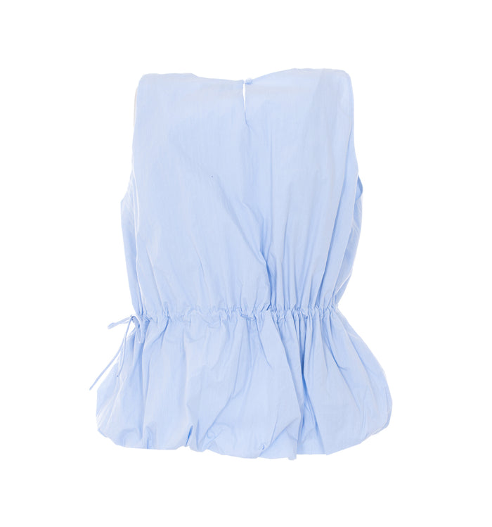 Eleh Top Blue Cotton