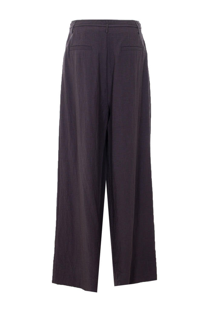 Eleh Trousers Purple Rayon