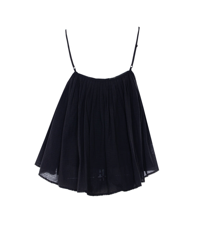 Eleh Top Black Tencel