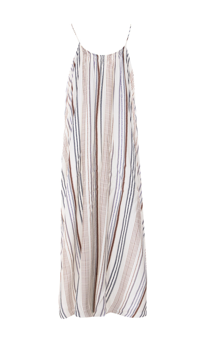 Eleh Dresses Beige Rayon
