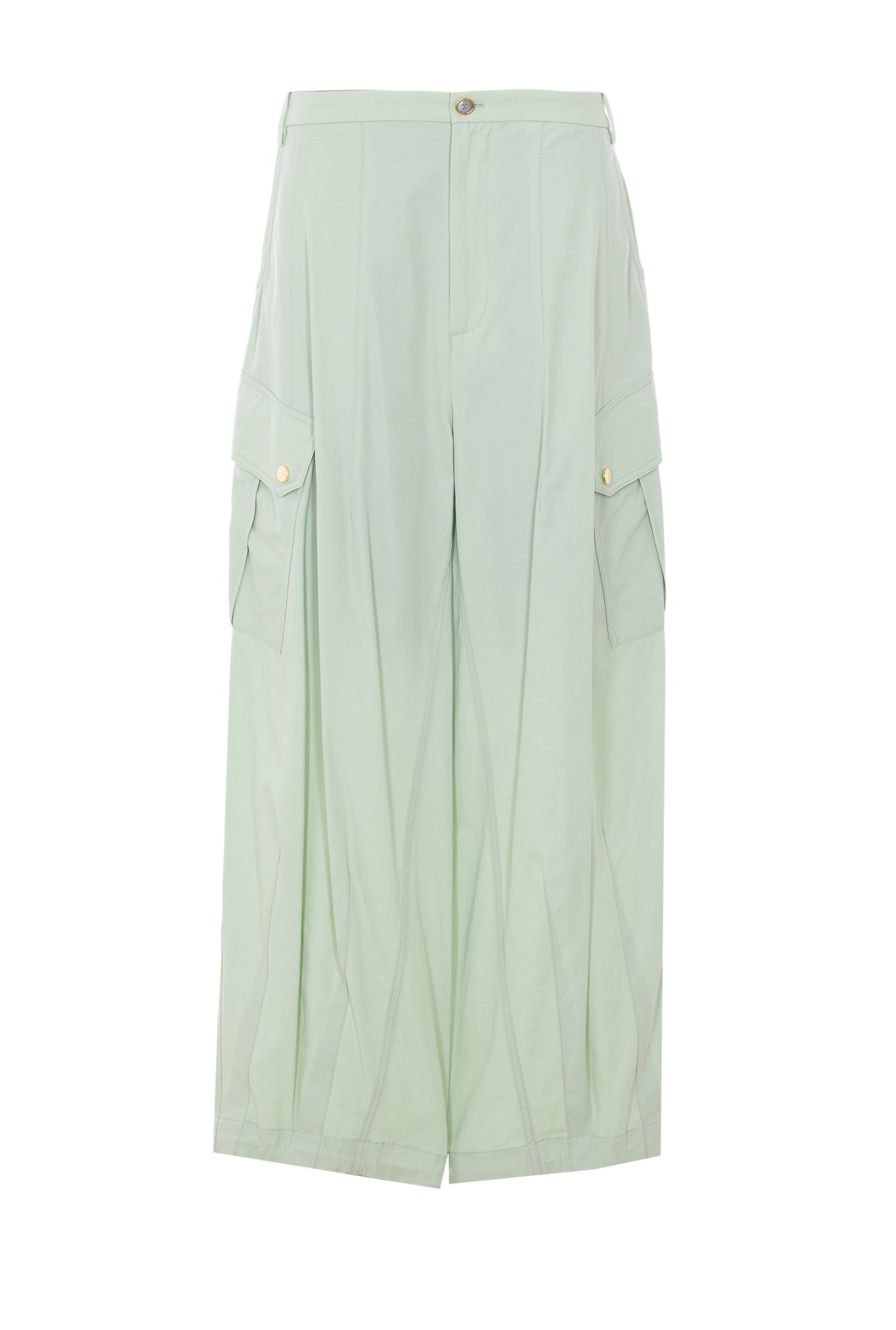 Pinko Trousers Green Cotton