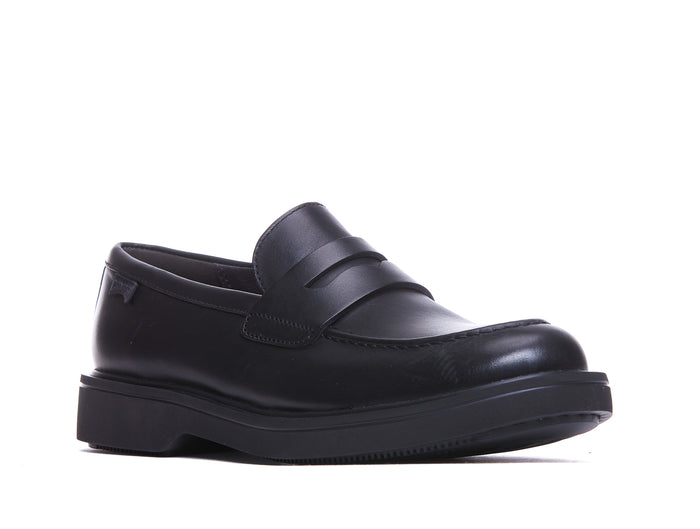Camper Flat shoes Black Calf Leather/rubber Sole