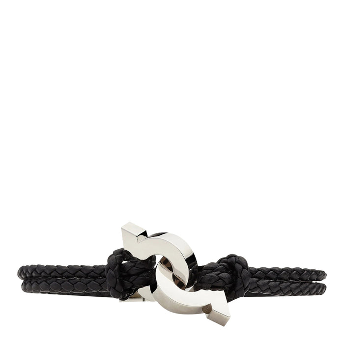 Ferragamo Bijoux Black Brass Calf Leather