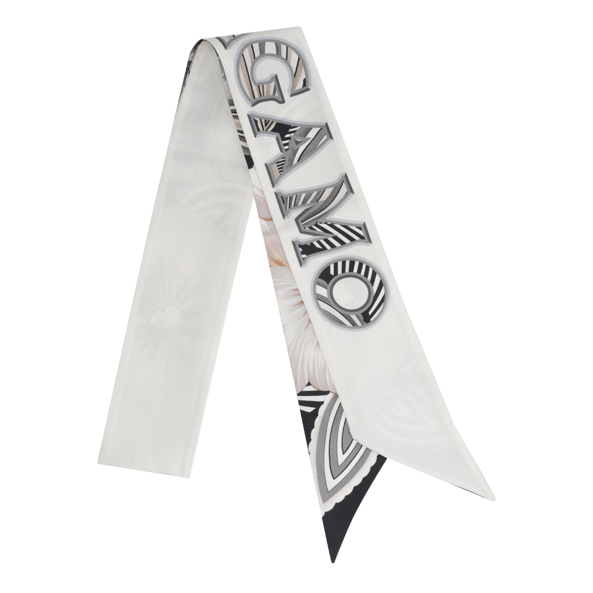 Ferragamo Scarfs White Silk