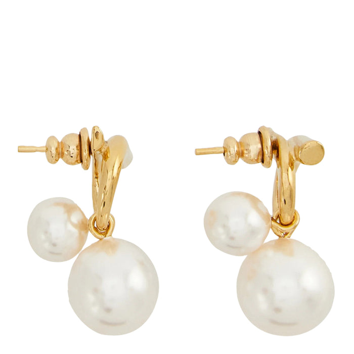 Ferragamo Bijoux Golden Brass Glass