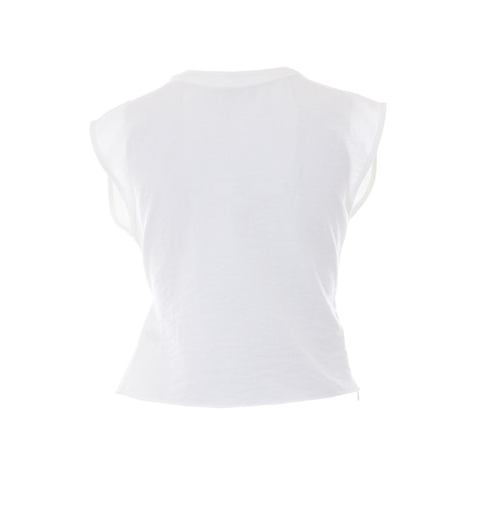 Eleh Top White Cotton