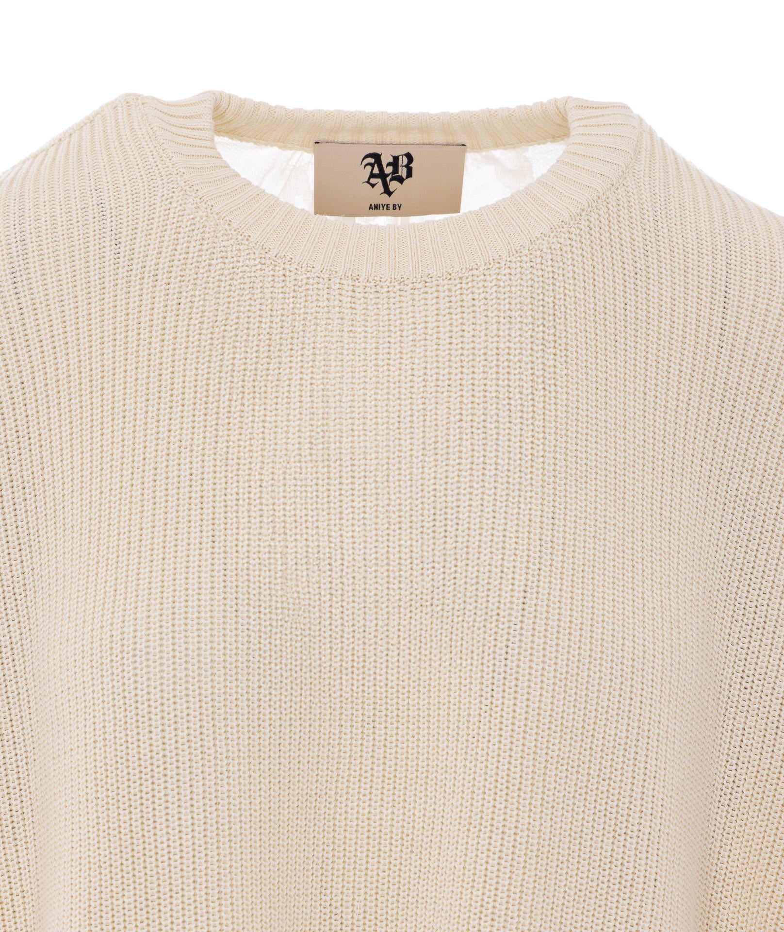 Aniye By Sweaters White Cotton Lacepolyamide