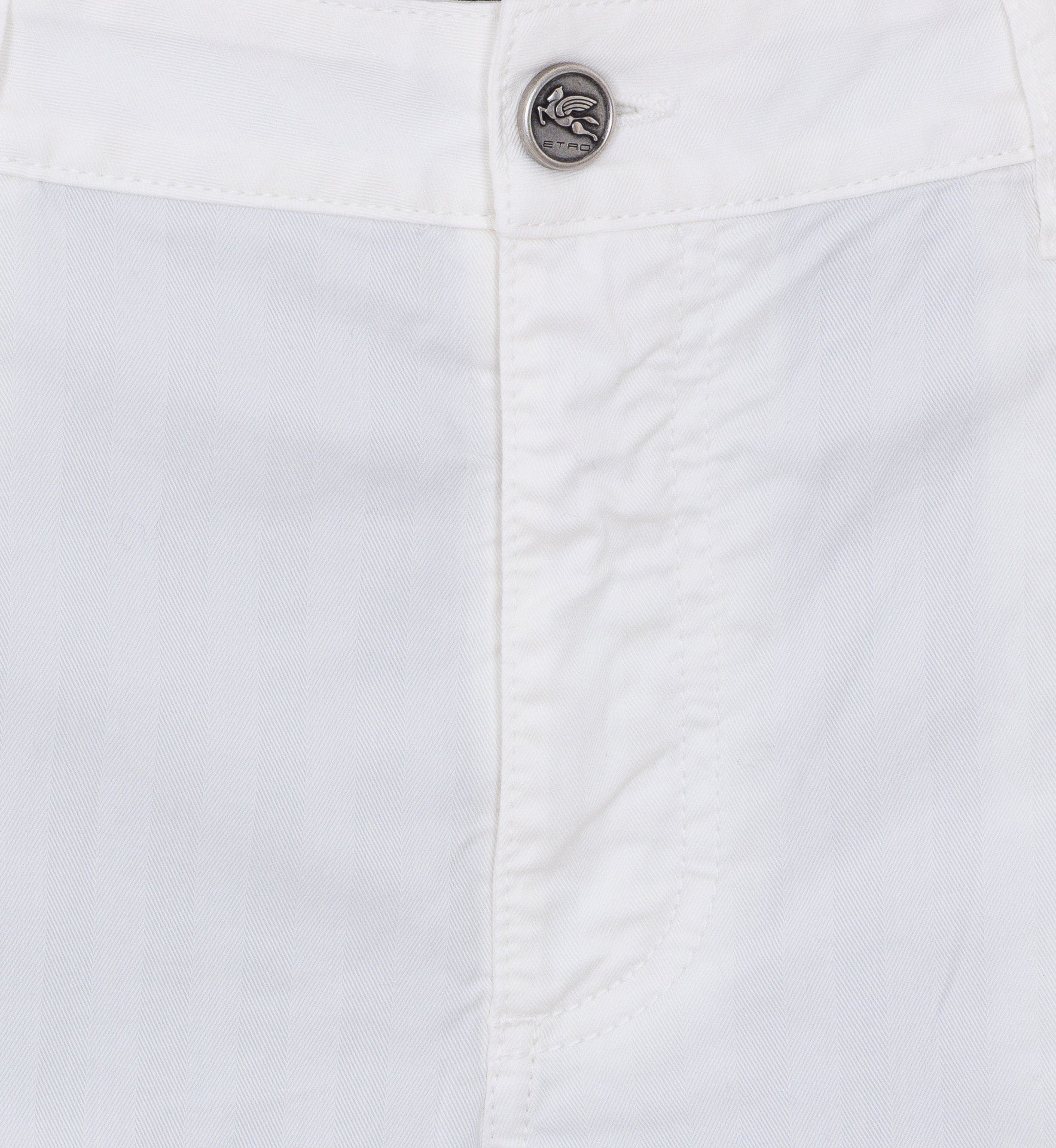 Etro Trousers White Cotton