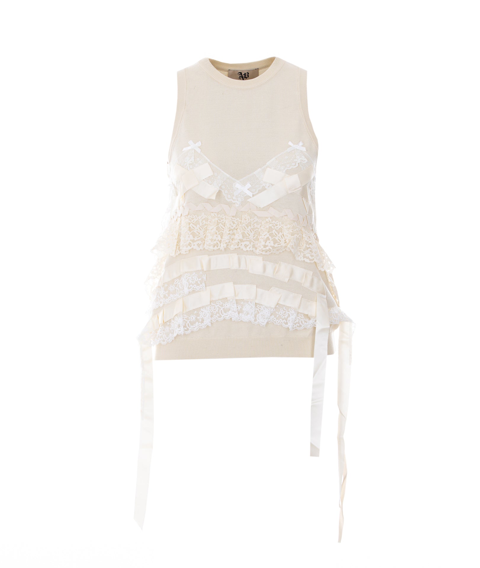 Aniye By Top White Cotton Lacepolyamide