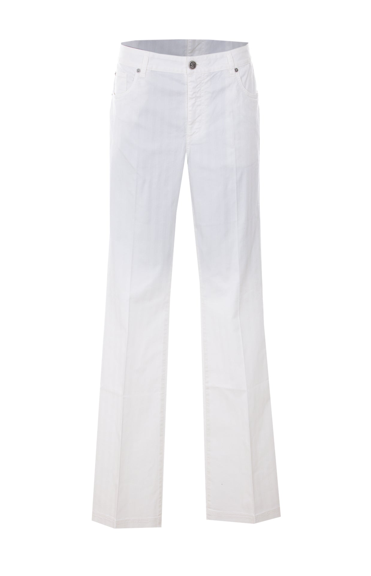 Etro Trousers White Cotton