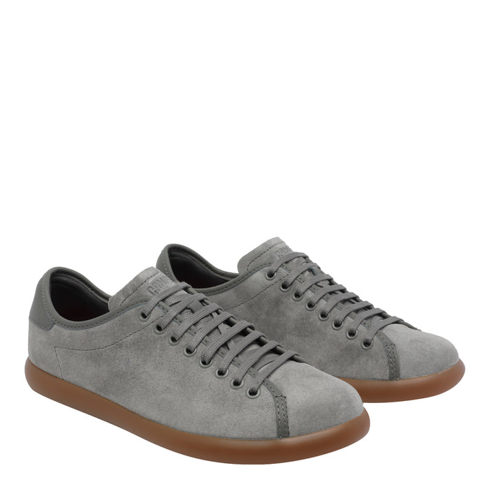 Camper Sneakers Grey Suede Leather/rubber Sole