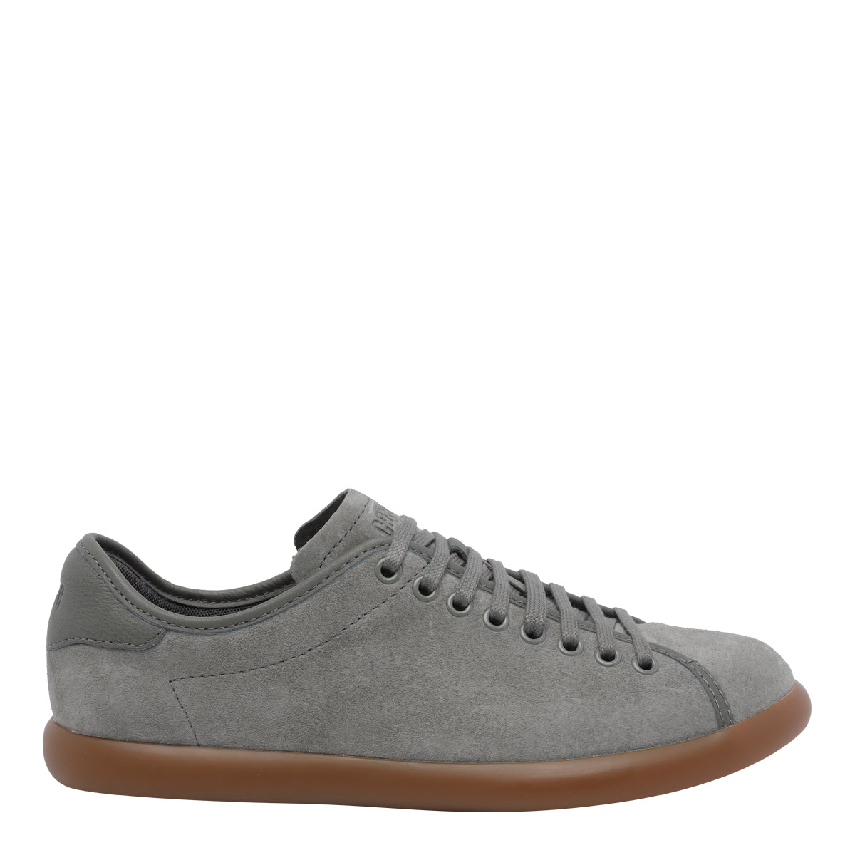 Camper Sneakers Grey Suede Leather/rubber Sole