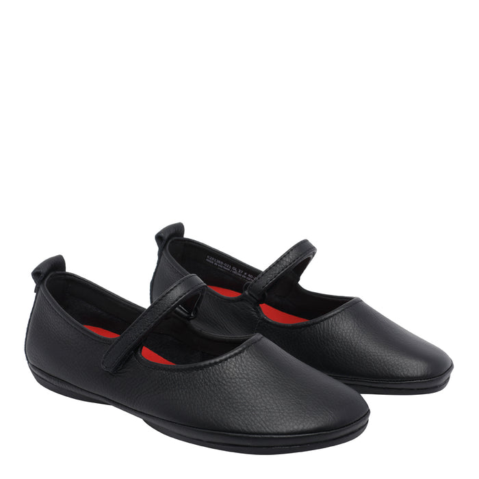 Camper Flat shoes Black Calf Leather/rubber Sole