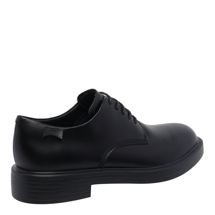 Camper Flat shoes Black Calf Leather/rubber Sole