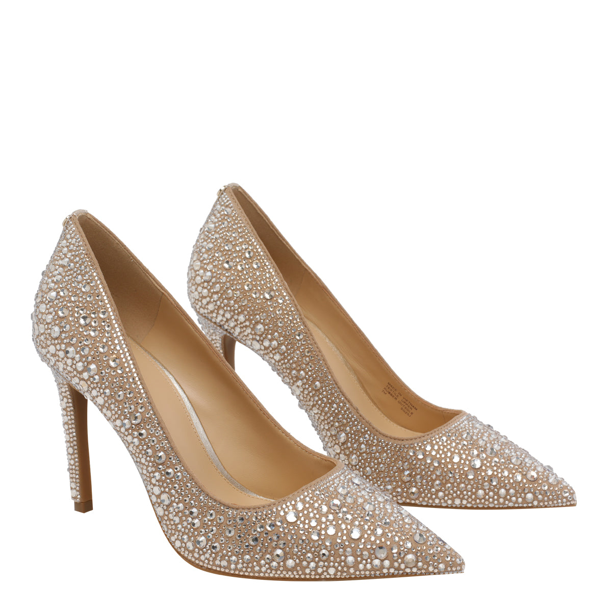 Michael Kors With Heel Golden Fabric Strass/rubber Sole