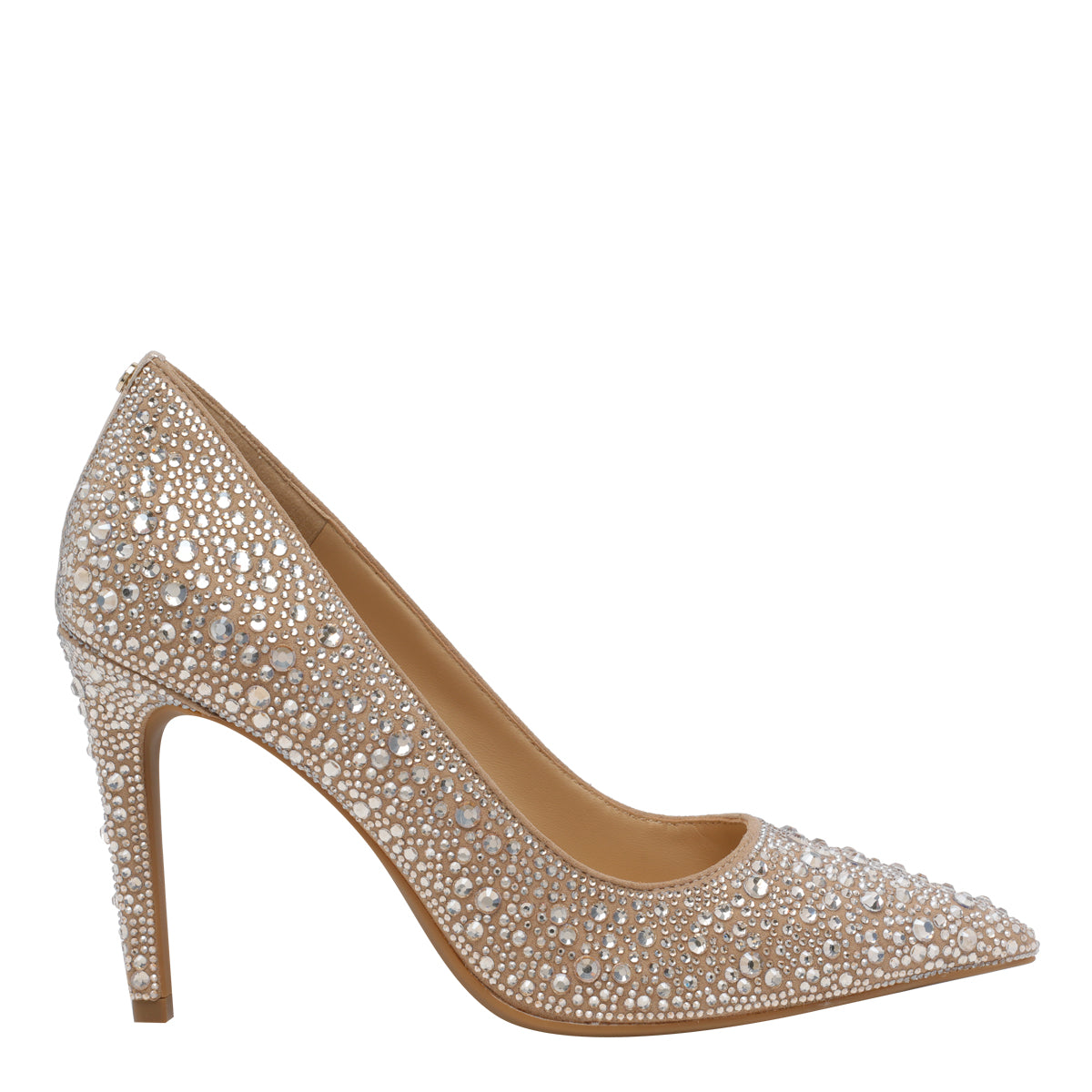 Michael Kors With Heel Golden Fabric Strass/rubber Sole