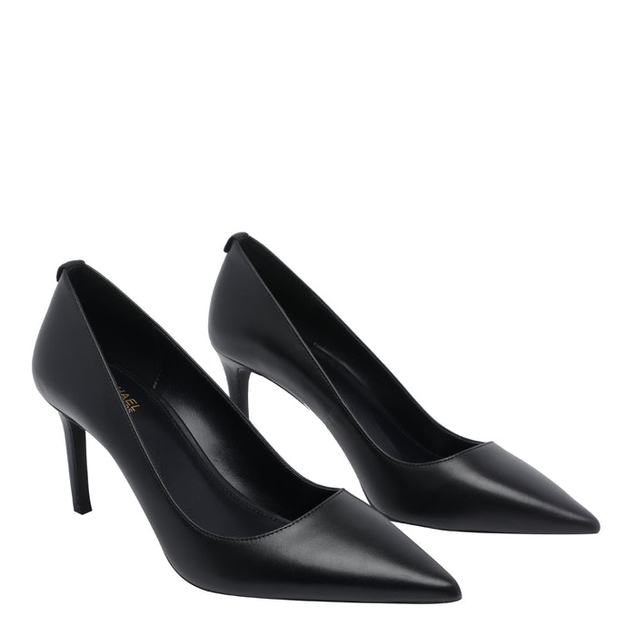 Michael Kors With Heel Black Calf Leather/rubber Sole