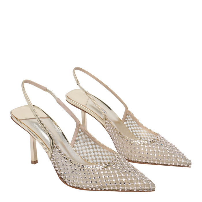 Le Silla With Heel Silver